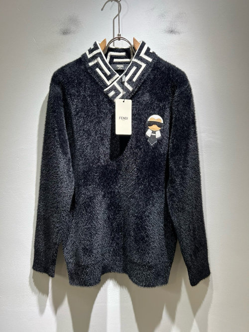 Dior Knitted Cashmere Sweater with Monster Logo
