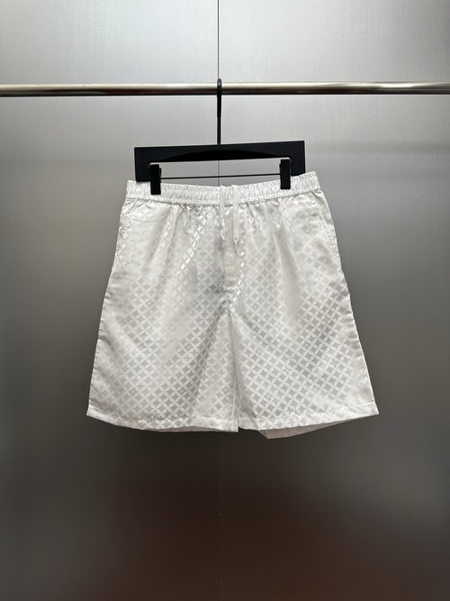Louis Vuitton Pearlescent Jacquard Shorts with Elastic Waist