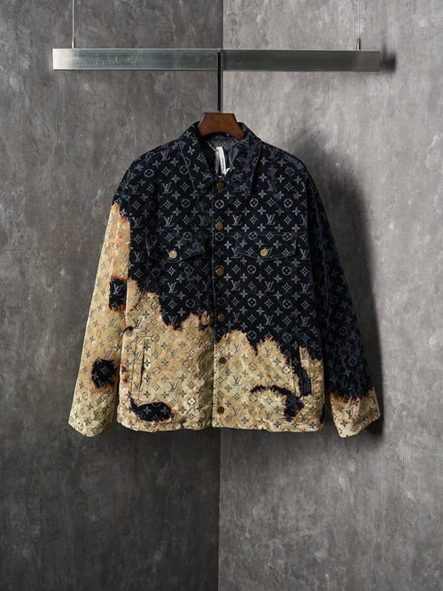Louis Vuitton Cloud Print Denim Casual Jacket