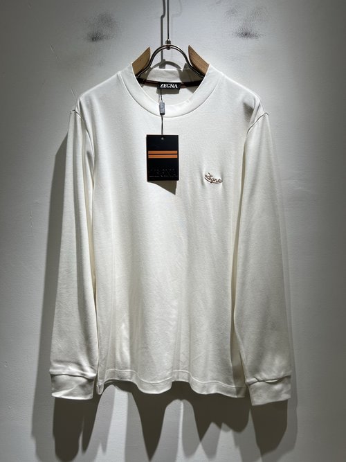Zegna Long-Sleeved Base Layer with Embroidered Logo