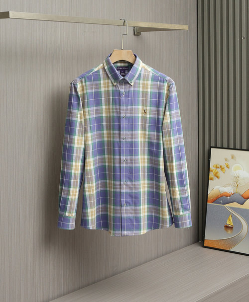 Polo Ralph Lauren Cotton Iron-Free Striped Long-Sleeve Shirt