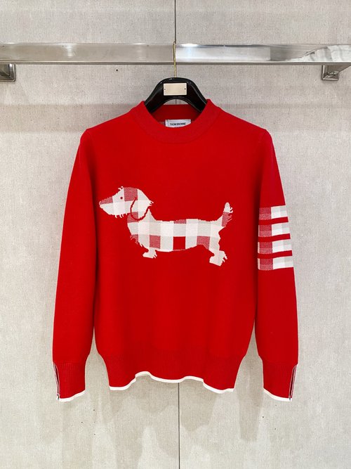 Thom Browne Soft and Exquisite Newly Knit Wool Sweater