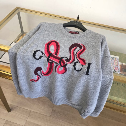 Gucci Snake Pattern Knit Pullover