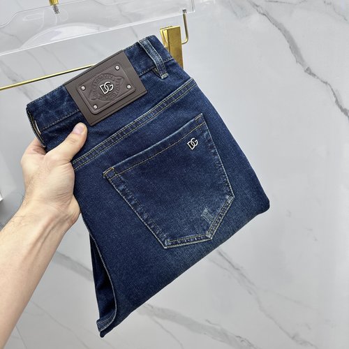 Dolce & Gabbana Classic Denim in Pure Grey with Great Details