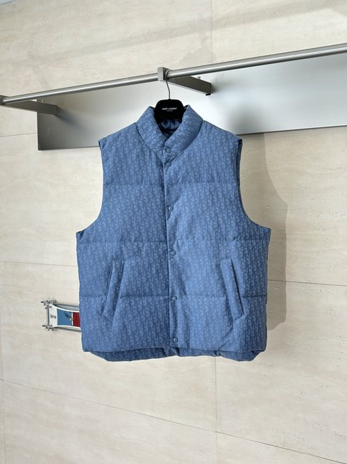 Dior Filled Down Vest with Front Pocket