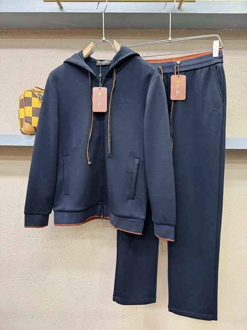 Loro Piana Luxury Casual Suit with Exquisite Details