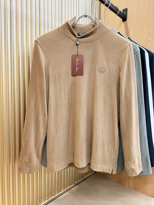 Loro Piana Premium Long-Sleeved Comfort with Cashmere Blend