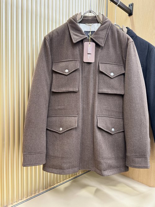 Loro Piana Warm Woolen Jacket with Luxury Accessories