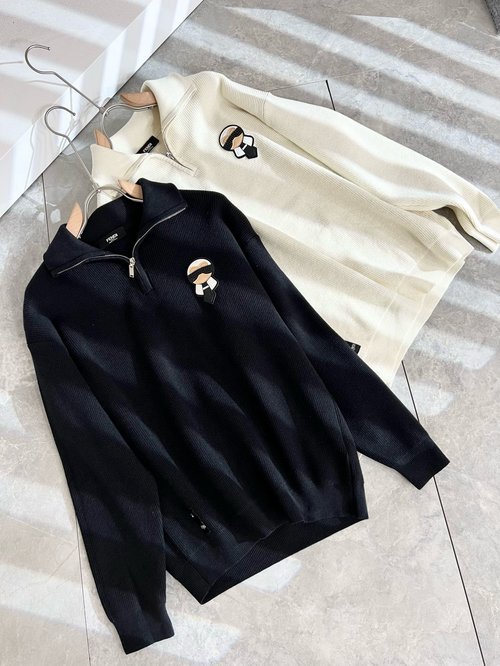 Dior High - end Knitted Wool Sweater with Monster Logo