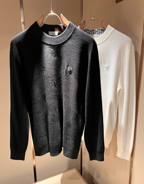 Dior High - end Knitted Sweater for Daily Wear