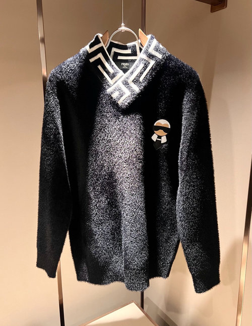 Dior Knit Cashmere Sweater with Monster Badge Logo