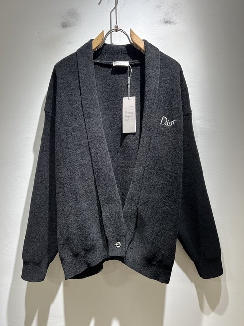 Dior Knitted Wool Cardigan with Logo Embroidery