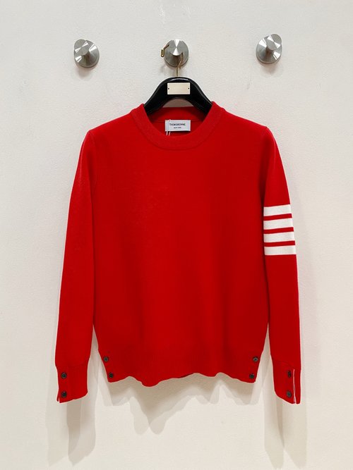 Thom Browne Exclusive Chinese Red Knitted Woolen Sweater - Refined Culture