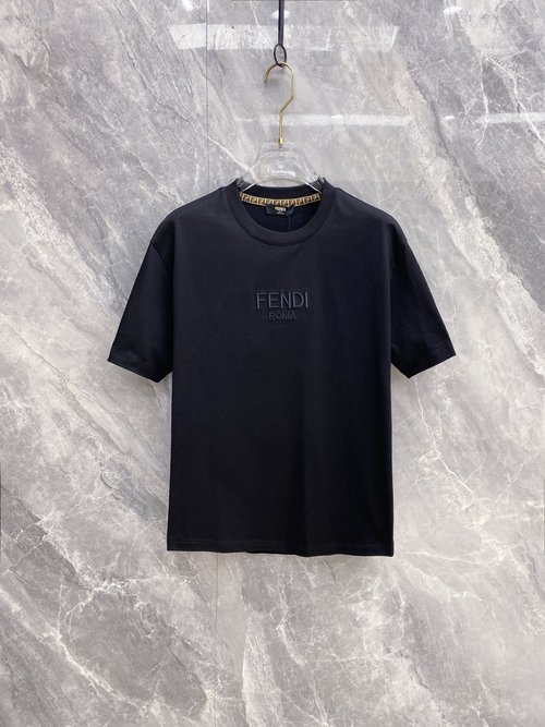 Fendi Premium Custom T-Shirt with a Silk-like Texture