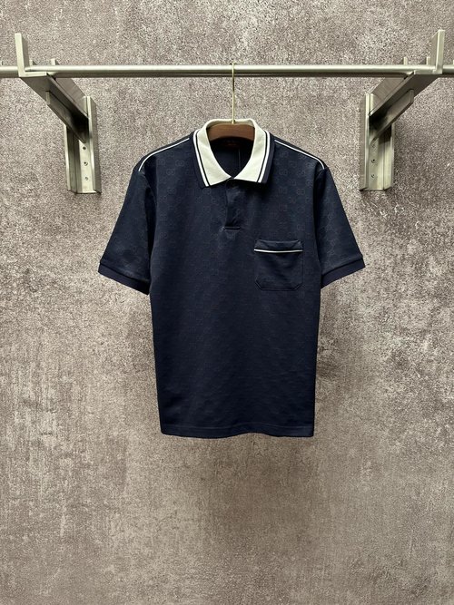 Gucci Double-G Plain Knit Casual Shirt