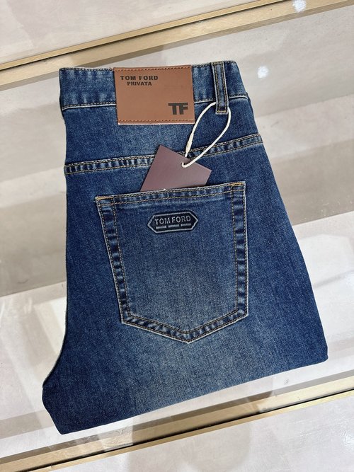 Tom Ford High-quality Stretch Jeans with Classic Logo