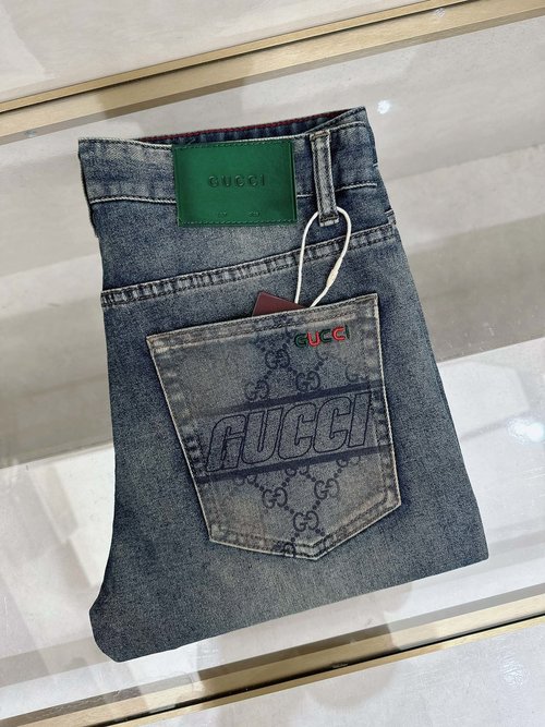 Gucci High-quality Custom Jeans with Classic Logo