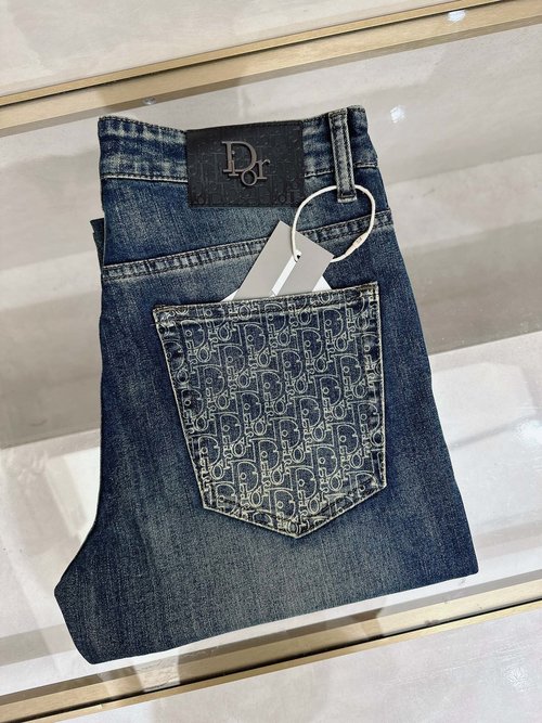 Dior High-quality Custom Jeans with Classic Logo