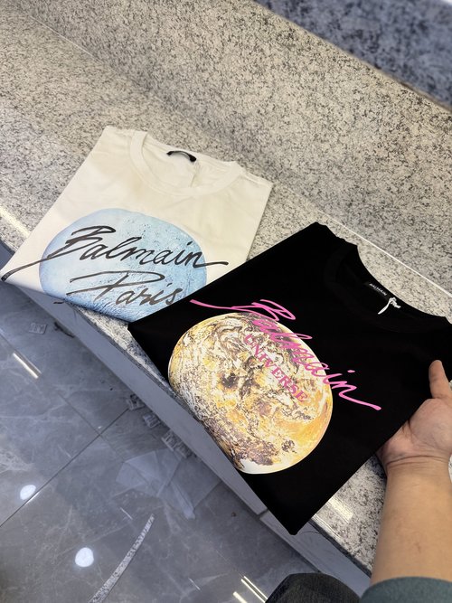 Balmain Round Neck Short Sleeve with Premium Fabric