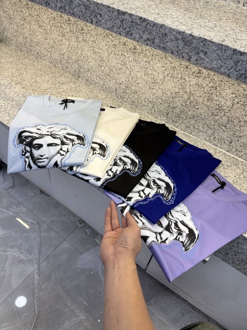 Versace Round Neck Short Sleeve with Premium Fabric