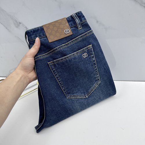 Gucci Classic Denim with Excellent Craftsmanship and Style