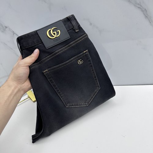 Gucci Classic Denim with Excellent Craftsmanship and Style