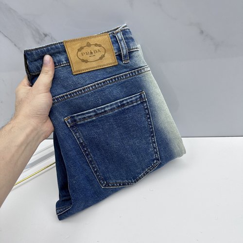 Prada Custom Jeans with Elastic Fabric
