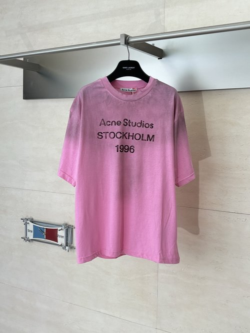 Dior Muddy Print Distressed Logo Short Sleeve T-Shirt