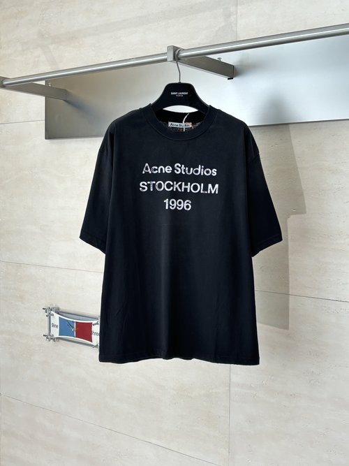 Dior Muddy Print Distressed Logo Short Sleeve T-Shirt