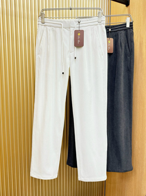 Loro Piana Comfortable Corduroy Casual Pants