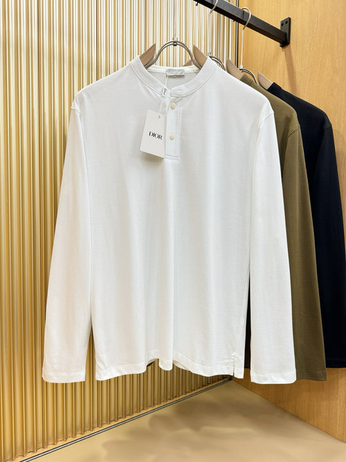Dior Long Sleeve T-Shirt with Classic Logo