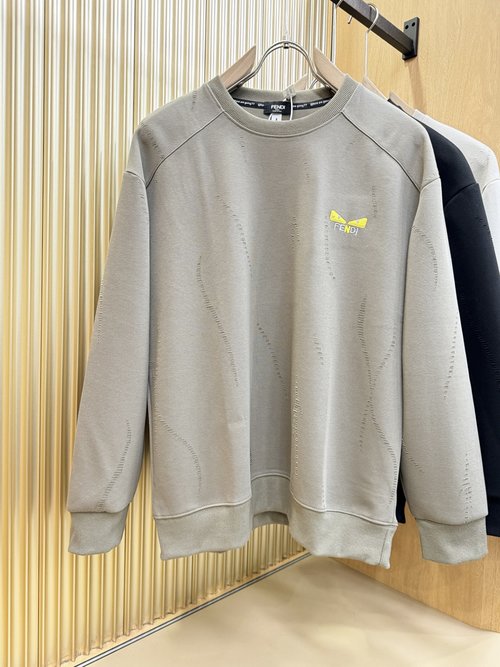 Fendi Classic Logo Long Sleeve Sweatshirt