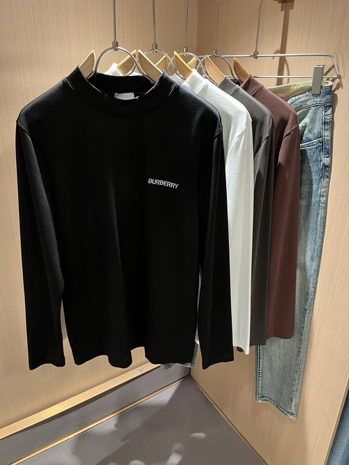 Burberry Long - Sleeved Base Layer with Logo Embroidery