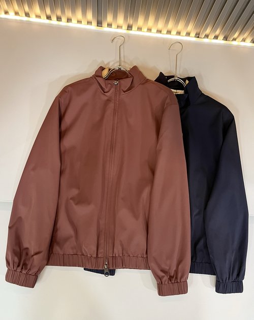 Loro Piana Lightweight Windproof Casual Jacket with Detailed Design