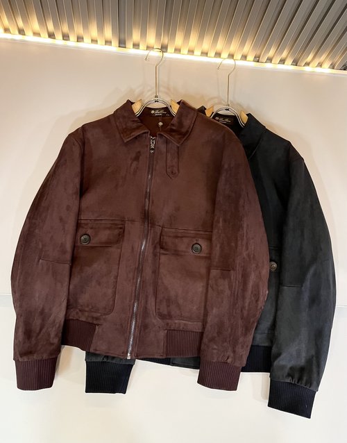 Loro Piana Soft Down Jacket with Windproof Design and Luxury Details