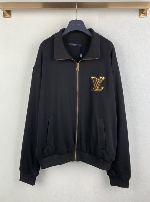 Louis Vuitton Sequined Embroidered Jacket with Tailored Fit