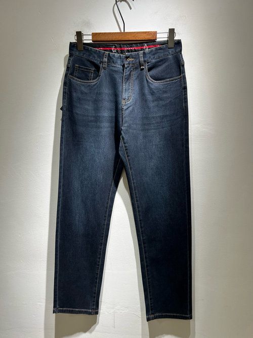 Prada Premium All-match Denim: Custom Logo Embellishment