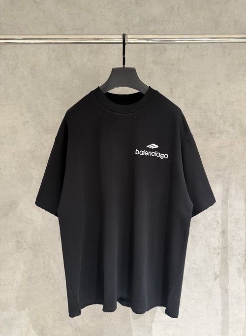 Balenciaga Custom-Dyed Embroidered Short-Sleeve T-Shirt