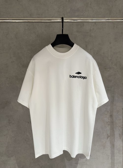 Balenciaga Custom-Dyed Embroidered Short-Sleeve T-Shirt