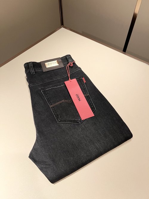 Boss High-Quality Denim with Custom Logo Design