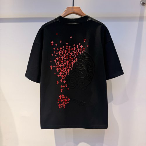 Chrome Hearts Cotton Base Layer in Solid Color with Pyrography Logo