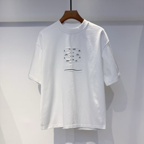 Balenciaga Customized Cotton Base Layer with Burned Logo