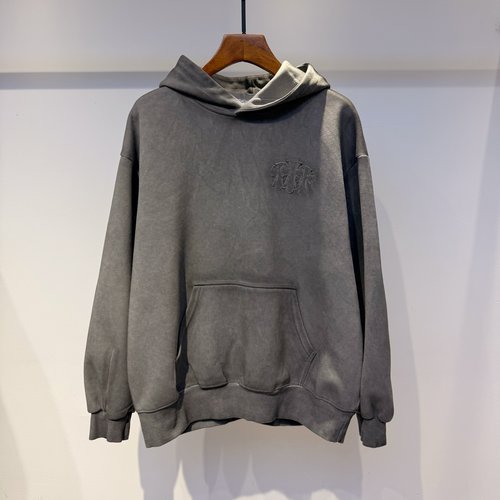 Chrome Hearts Original Cotton Hoodie with Patchwork Design