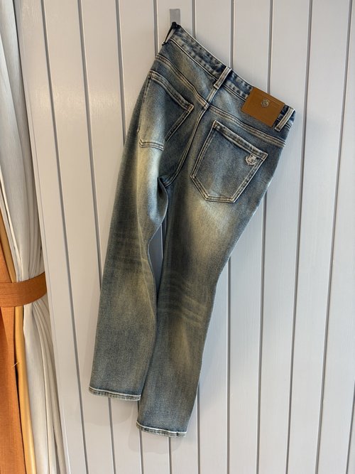 Fendi Soft Jeans with Luxury Cowhide Label