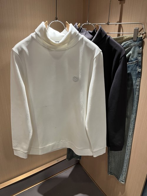 Zegna Warm and Soft Flannel Long-Sleeved Base Layer