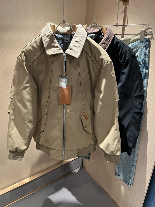 Loro Piana Down Jacket with Pocket and Distinctive Design