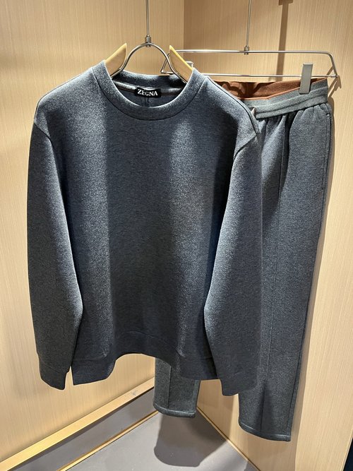 Zegna Customized Pure Cotton Suit with Luxurious Detailing