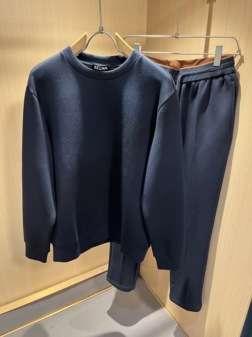 Zegna Customized Pure Cotton Suit with Luxurious Detailing