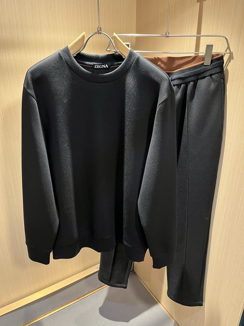 Zegna Customized Pure Cotton Suit with Luxurious Detailing