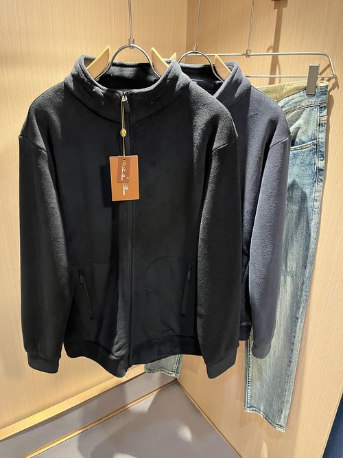 Loro Piana Custom Fleece Zippered Pullover for Sophistication